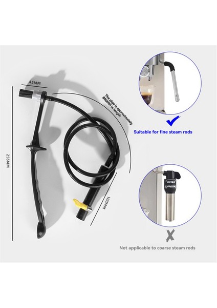 Espresso Kahve Makinesi Demleme Başlığı Için Yağ ve Kiri Temizleyen Buharlı Temizleme Fırçası Haşlanmaya Karşı Dayanıklı Çıkarılabilir (Yurt Dışından) fiyatları