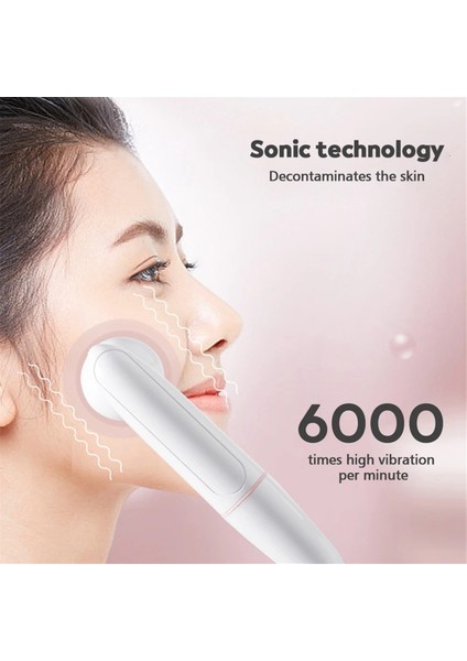 Elektrikli Silikon Temizleme Fırçası Cilt Bakımı Soyma Siyah Nokta Temizleme Gözenek Temizleyici Yüz Masaj Cihazı (Yurt Dışından) fırsatları