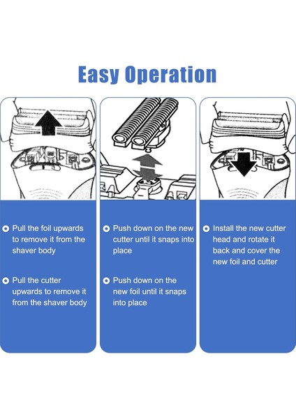 9 Serisi Folyo Tıraş Makinesi Için 92M Yedek Tıraş Makinesi 9040S, 9080CC, 9093S, 9095CC, 9240S, 9242S, 9260S, 9280CC, (Yurt Dışından) modelleri