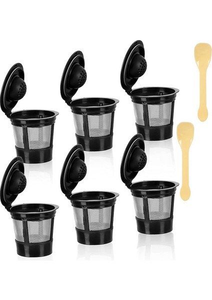 K Cups Için Yeniden Kullanılabilir, 1.0 ve 2.0 Için K- ve K- Plus Için Evrensel Doldurulabilir Kcups Kahve Filtreleri (Yurt Dışından)