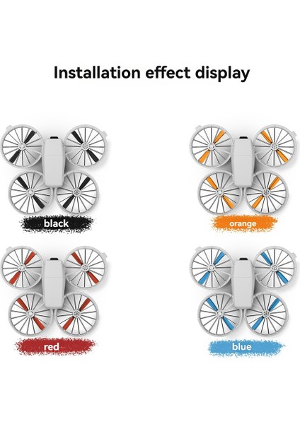 Djı Flıp Çıkarılabilir Iha Pervane Kanat Yedek Parçaları Iha Pervane Kanat Seti Iha Aksesuarları Mavi (Yurt Dışından) modelleri