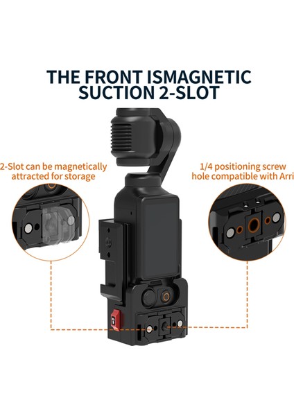 Djı Osmo Pocket 3 Koruma Çerçevesi Alüminyum Uzatma Adaptörü Hızlı Çıkarma Soğuk Ayakkabı Montaj Muhafazası Kabuk Aksesuarları (Yurt Dışından) indirimleri