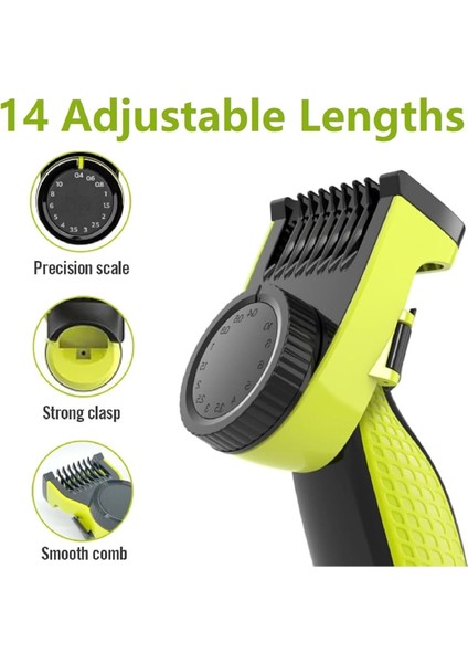 3 Adet Yedek Burun Düzeltici Tek Bıçaklı QP2520 QP2530 QP2630 QP2620 Ayarlanabilir Kılavuz Tarak (Yurt Dışından) modelleri