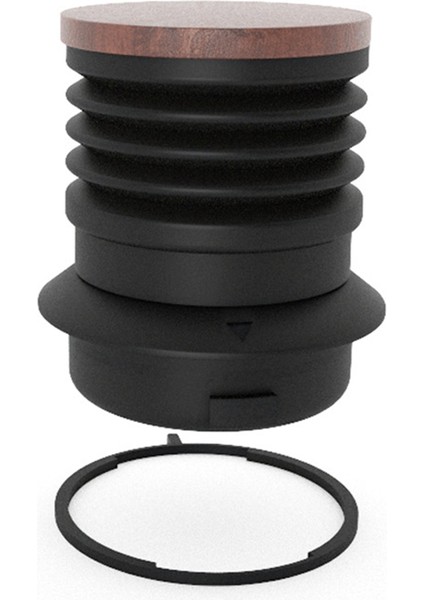 Barsetto 2 Için Kahve Çekirdeği Haznesi Hava Üfleyici Sap Espresso Temizleme Aracı Kalıntı Önleyici Toz Hava Üfleme Çekirdek Silosu A (Yurt Dışından)