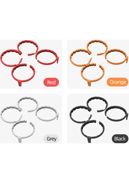 Sunnylıfe Djı Flip Paddle Koruyucu Çarpışma Önleyici Drone Güçlendirici Standı Pervane Kanat Koruma Halkası Aksesuarları Turuncu (Yurt Dışından)