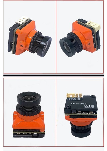 Fpv Kamera 1800TVL 5mp 2.1mm 1/8 Inç Starlight Sensörü 5V-40V Ntsc/pal Osd ile Rc Fpv Yarış Drone Dıy Parçaları Kırmızı (Yurt Dışından) indirimleri