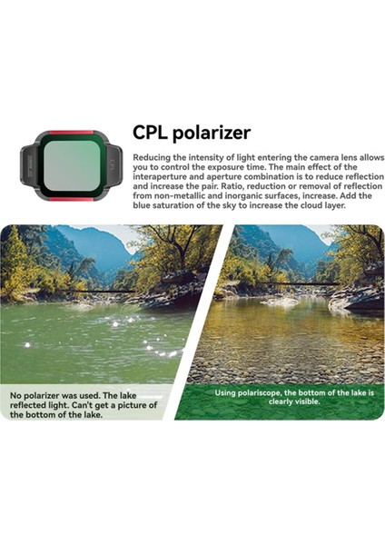 Startrc For Djı Flıp Snap-On Anti-Işık Sızıntısı Gimbal Filtre Lens Kiti ND16 32 64 128 Cpl Uv Çizilmeye Karşı Korumalı Drone Filtresi A (Yurt Dışından) modelleri