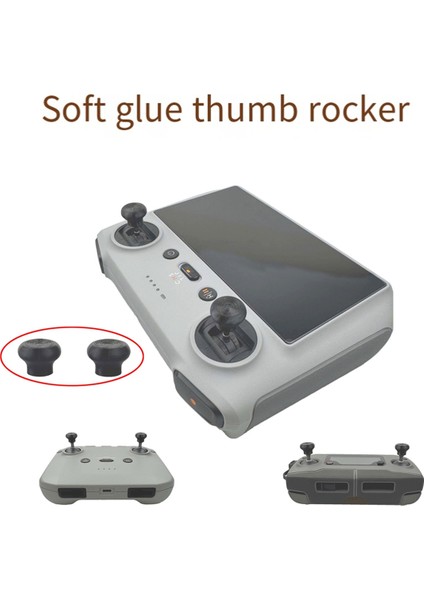 Djı FLIP/AIR3S/NEO Uzaktan Kumanda Evrensel Yumuşak Kauçuk Başparmak Salıncağı Genişletilmiş Joystick Aksesuarları (Yurt Dışından) fiyatları