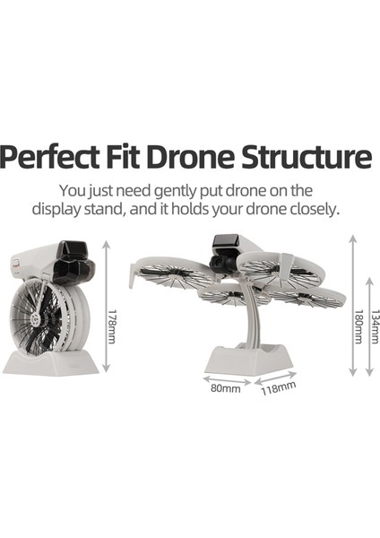 Djı Flıp Drone'ları Için Masaüstü Ekran Standı Destek Tabanı Depolama Rafı Djı Flıp Aksesuarları Için Dekoratif Ekran Standı (Yurt Dışından) fırsatları