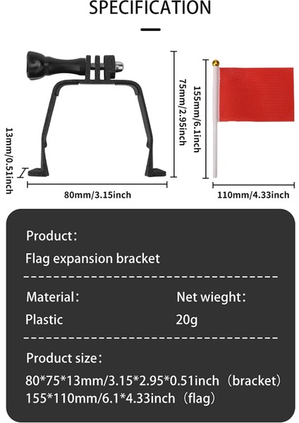 Djı Flıp Için Bayraklı Drone Üst Uzatma Braketi Tutucu Genişleme Montajlı Drone Aksesuarı (Yurt Dışından)