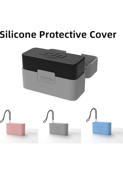 Djı Mic Mini Silikon Koruyucu Kılıf Mikrofon Kılıfı Düşmeye Karşı Şarj Bölmesi Koruması Yumuşak Kabuk Takımı Mavi (Yurt Dışından) modelleri