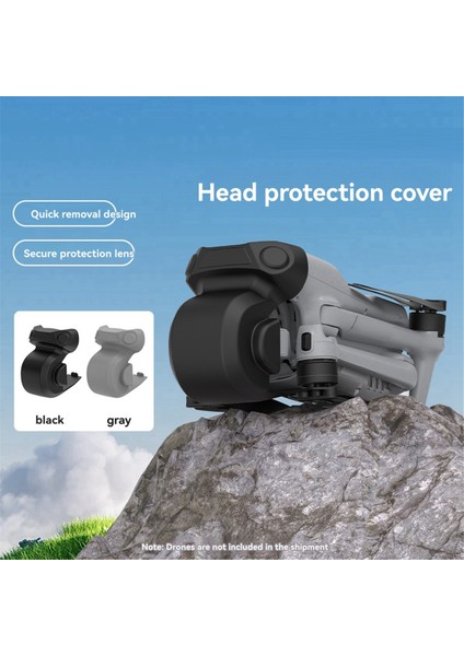 Djı Aır 3s Entegre Gimbal Koruyucu Başlık Sabit Çıtçıtlı Kapak Toz Darbesi Kamera Koruma Aksesuarları Siyah Için Lens Kapağı (Yurt Dışından) fiyatları