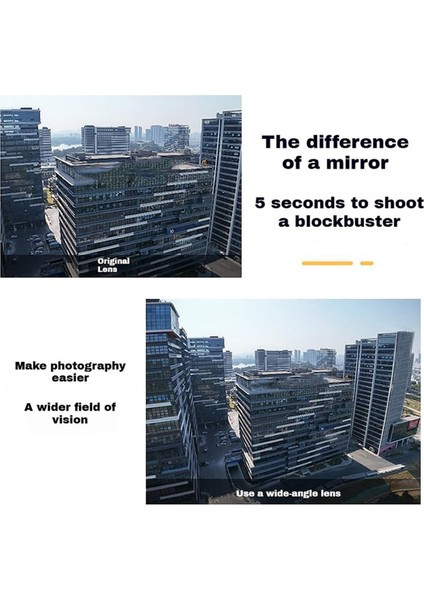 Djı Flip Drone Geniş Açı Lens, 24MM Geniş Açı Lens, Görüntüleme Açısı 100 °'ye Çıkarılabilir El Tipi Gimbal Aksesuarları (Yurt Dışından) modelleri