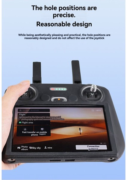 DJI Mini 3/Mini 4 Pro/Air 3S/Mavic 3 Pro/Flid RC Uzaktan Kumanda için Drone Silikon Kılıf Çizilmeye Dayanıklı Koruyucu Kılıf A (Yurt Dışından) fiyatları