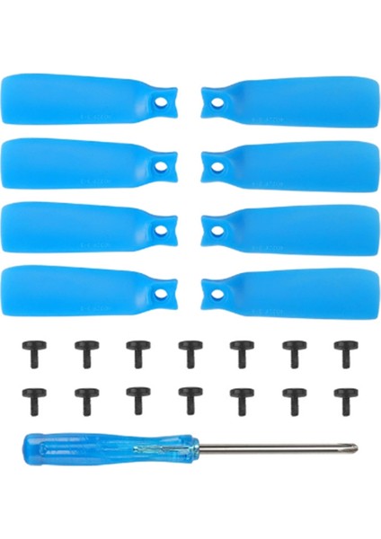 Djı Flıp Propeller 4022F Renkli Yedek Pervane Kanat Bıçak Aksesuarları, Bıçak Drone Kamera Aksesuarları Mavi (Yurt Dışından)