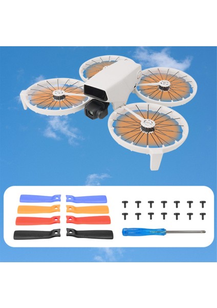 Djı Flıp Propeller 4022F Renkli Yedek Pervane Kanat Bıçak Aksesuarları, Bıçak Drone Kamera Aksesuarları Mavi (Yurt Dışından) fiyatları