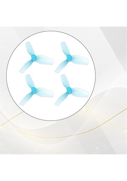 2 Çift 31MM 3 Kanatlı Pc Pervane Hafif Pervane 1.0mm Şaft METEOR65 METEOR65PRO AIR65 Quadcopter Açık Mavi (Yurt Dışından) indirimleri
