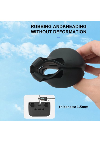 Rc-N1/n2/n3 Kılıfı Için Düşmeye Karşı Silikon Kılıf Darbeye Dayanıklı Uzaktan Kumanda Kılıfı Djı Flıp/aır 3s/neo Drone Siyah (Yurt Dışından) fiyatları