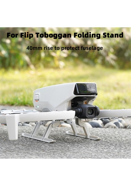 Djı Flip Yükseltilmiş Tripod, Drone Iniş Takımı, Genişletilmiş Kızak Braketi Destek Sabitleme Klipsi Aksesuarları (Yurt Dışından)