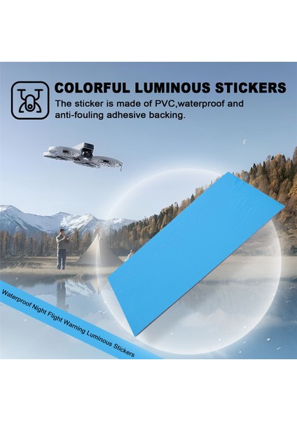 Djı Flip Su Geçirmez Gece Uçuş Uyarısı Için Renkli Işıklı Çıkartmalar Işıklı Çıkartmalar Drone Renk Değişimi Çıkartma C (Yurt Dışından) fırsatları