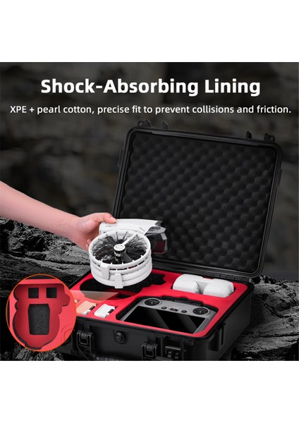 Djı Flip Sert Taşıma Çantası Saklama Kutusu Su Geçirmez Omuz Çantası Patlamaya Dayanıklı Kılıf Sert Kabuklu Kılıf Için Brdrc (Yurt Dışından)