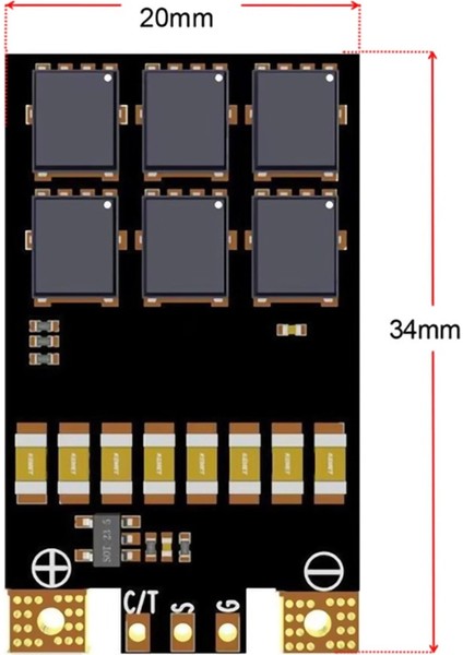Iha 32-Bit 80A Fırçasız Esc Hız Kontrol Cihazı Iha Yedek Parça Desteği Pwm (Yurt Dışından) modelleri