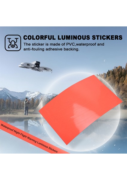 Djı Flip Su Geçirmez Gece Uçuş Uyarısı Için Renkli Işıklı Çıkartmalar Işıklı Çıkartmalar Drone Renk Değişimi Çıkartma B (Yurt Dışından) fırsatları