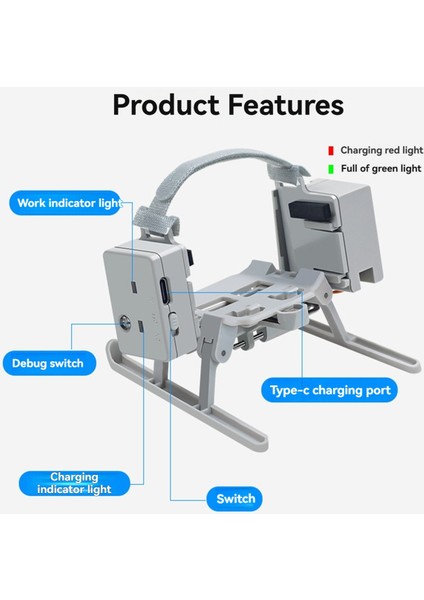 Djı Mini 4 Pro Drone Için USB Şarjlı Airdrop Sistemi - Balık Tutma, Hediyeler, Halka Kurtarma ve Teslimat Için Havadan Bırakma Cihazı (Yurt Dışından)
