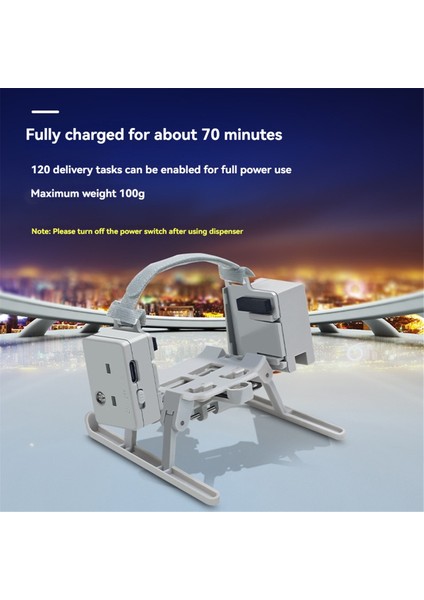 Djı Mini 4 Pro Drone Için USB Şarjlı Airdrop Sistemi - Balık Tutma, Hediyeler, Halka Kurtarma ve Teslimat Için Havadan Bırakma Cihazı (Yurt Dışından) fırsatları