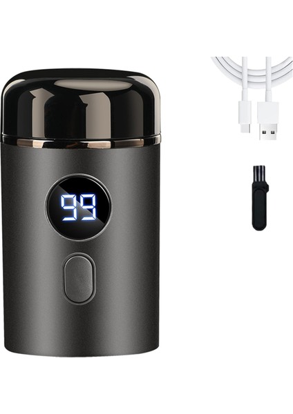 Mini Taşınabilir Elektrikli Tıraş Makinesi Erkekler Taşınabilir Mini Seyahat Tıraş Makinesi Şarj Edilebilir Tıraş Makinesi Ev Seyahatine Uygun (Yurt Dışından)