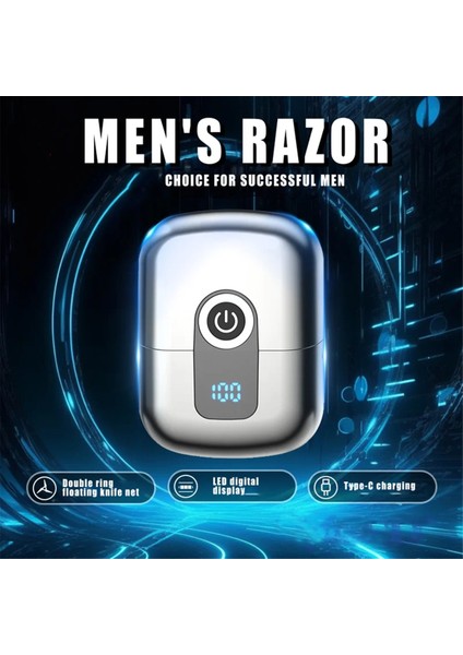 Erkek Elektrikli Tıraş Makinesi Jilet Manyetik Başlık Mini Taşınabilir Çift Başlıklı Jilet Çift Başlıklı Dijital Ekranlı Jilet A (Yurt Dışından) fiyatları