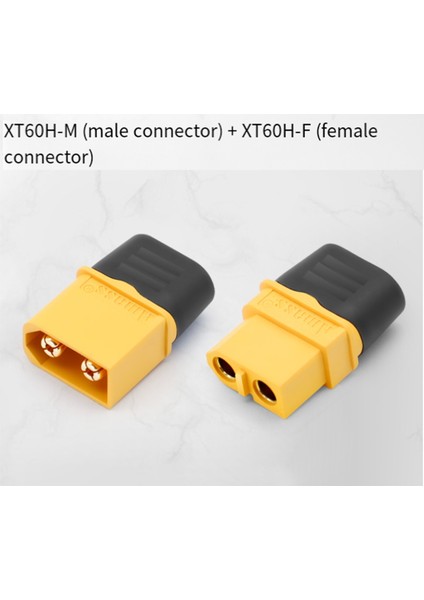 XT60H Erkek ve Dişi Konnektör Güç Fişi Kılıflı Lityum Pil Uzaktan Kumandalı Uçak Araba 10 Çift (Yurt Dışından) modelleri