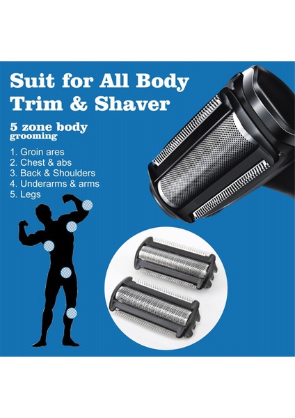 Philips BG2000/40, BG5025, BG7030, BG7040, BG2030, BG2040 Için 3 Paket BG2000 Yedek Başlıkları - Islak Kuru Kullanım Folyo Başlıkları (Yurt Dışından) fiyatları