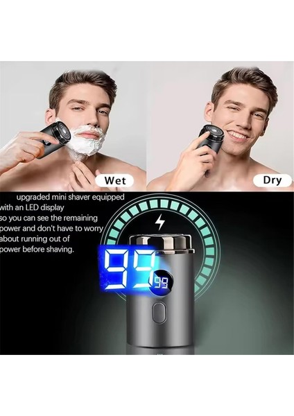 Mini Taşınabilir Elektrikli Tıraş Makinesi Erkekler Taşınabilir Mini Seyahat Tıraş Makinesi Şarj Edilebilir Tıraş Makinesi Ev Seyahatine Uygun (Yurt Dışından) indirimleri