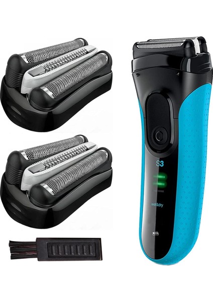 Braun Proskin Elektrikli Tıraş Makinesi Için 32B Serisi 3 Yedek Başlık, S3 Islak ve Kuru Yedek Başlık 3040S 310S 340S-4 3000S (Yurt Dışından)