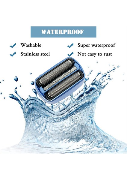 Braun CT2S, CT2CC, CT3CC, CT4S, CT4CC, CT5CC, CT6CC Elektrikli Tıraş Makinesi Başlığı Için 40B Yedek Tıraş Makinesi Folyo Kesme Başlığı (Yurt Dışından) modelleri