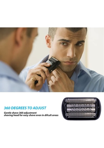 92B Folyo Kesici Başlık Tıraş Başlığı Braun Series 9 Tıraş Makinesi Yedek Bıçakları 9030S/9040S/9050CC/9297CC/9299S (Yurt Dışından) modelleri