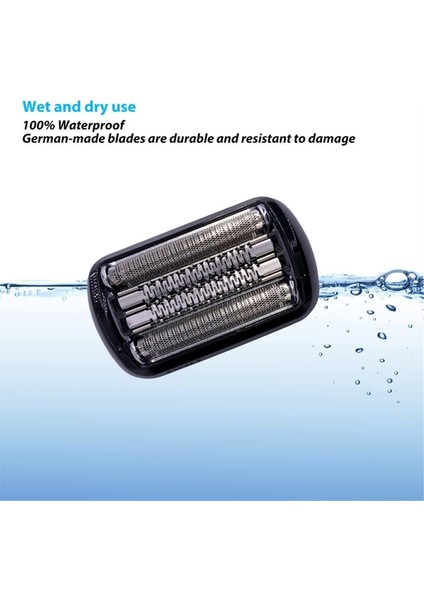 92B Folyo Kesici Başlık Tıraş Başlığı Braun Series 9 Tıraş Makinesi Yedek Bıçakları 9030S/9040S/9050CC/9297CC/9299S (Yurt Dışından) fırsatları