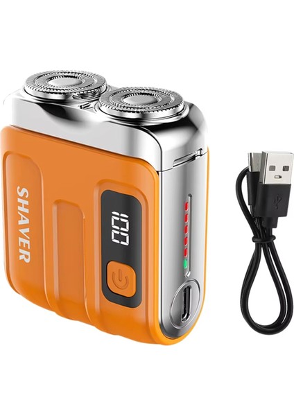 Elektrikli Akıllı Tıraş Makinesi Ev Taşınabilir Tıraş Makinesi Dijital Ekran Mini Şarj Edilebilir Tıraş Makinesi Güçlü Tıraş Makinesi Erkek Hediyesi (Yurt Dışından)