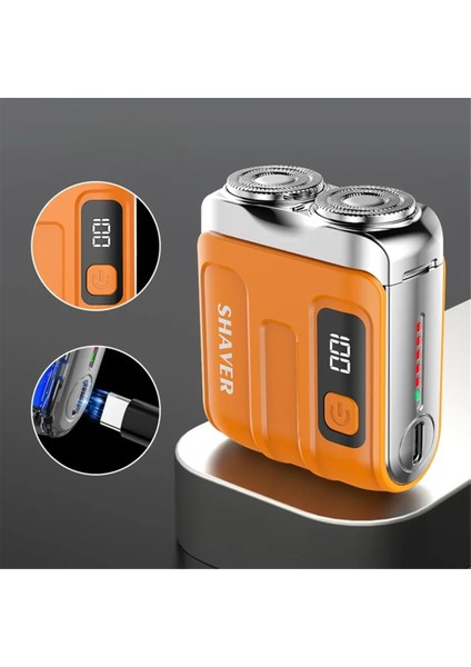 Elektrikli Akıllı Tıraş Makinesi Ev Taşınabilir Tıraş Makinesi Dijital Ekran Mini Şarj Edilebilir Tıraş Makinesi Güçlü Tıraş Makinesi Erkek Hediyesi (Yurt Dışından) modelleri