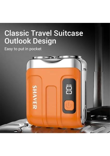 Elektrikli Akıllı Tıraş Makinesi Ev Taşınabilir Tıraş Makinesi Dijital Ekran Mini Şarj Edilebilir Tıraş Makinesi Güçlü Tıraş Makinesi Erkek Hediyesi (Yurt Dışından) fırsatları