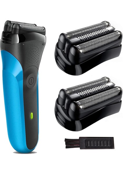 Braun Elektrikli Tıraş Makinesi Için 21B Serisi 3 Yedek Başlık, S3 Islak ve Kuru Yedek Başlık Folyo ve Kesici 300S, 310S (Yurt Dışından)