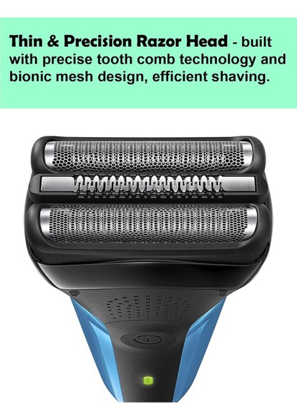 Braun Elektrikli Tıraş Makinesi Için 21B Serisi 3 Yedek Başlık, S3 Islak ve Kuru Yedek Başlık Folyo ve Kesici 300S, 310S (Yurt Dışından) fırsatları