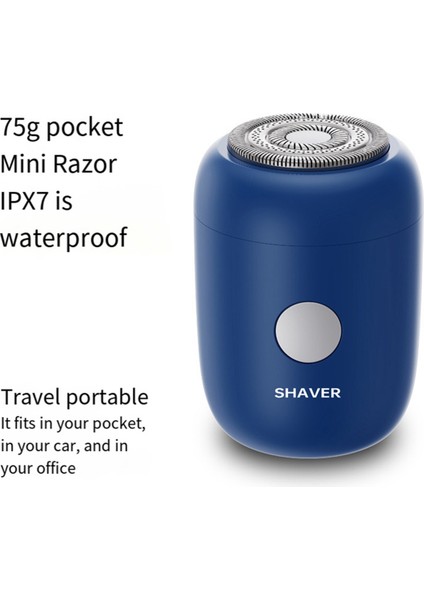 Mini Elektrikli Tıraş Makinesi USB Şarj Edilebilir Taşınabilir Elektrikli Tıraş Makinesi Erkekler ve Kadınlar Için Su Geçirmez Seyahat Tıraş Makinesi (Yurt Dışından) fırsatları