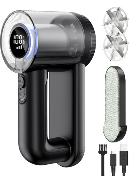 Ev Taşınabilir Kumaş Tıraş Makinesi, Elektrikli Epilatör, Dijital Ekranlı Kumaş Kazak Tıraş Makinesi Saç ve Tüylenme Giderme (Yurt Dışından)