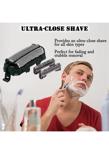 Panasonic ES9510 ES-9013 ES9087 ES9068 Erkek Elektrikli Tıraş Makinesi Başlığı Bıçak Seti Için Yedek Tıraş Makinesi Dış Folyo Iç Bıçak (Yurt Dışından) fırsatları