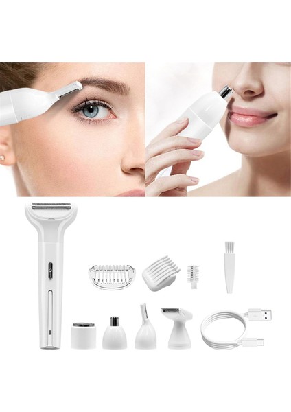 Kadınlar Için Elektrikli Tıraş Makinesi Yüz Kollar Bacaklar Koltuk Altı Tüy Kesme Makinesi 5'i 1 Arada Kadınlar Için Vücut Tıraş Makinesi Kadınlar Için Elektrikli Epilatör (Yurt Dışından) fiyatları