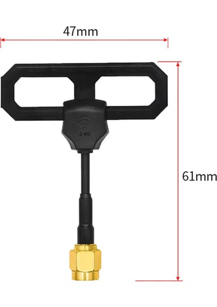2.4g Wifi Anten Omni Mini Lollipop Anten Rhcp Anten Yüksek Kazanç 5dbi Fpv Verici/alıcı Rp-Sma Erkek (Yurt Dışından) fırsatları