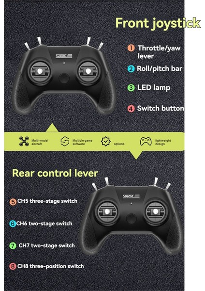 Startrc S8 Fpv Drone Eğitim Simülatörü Uzaktan Kumanda Kolu 8ch Djı Drl Kaldırma Drone Eğitimi Için (Yurt Dışından) indirimleri