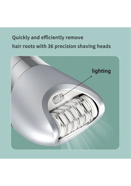 Kadınlar Için Elektrikli Düzeltici 6'sı 1 Arada Ağrısız Islak ve Kuru Kadın Tıraş Makinesi Kol, Koltuk Altı, Bikini, Bacaklar, Değiştirilebilir Başlıklar (Yurt Dışından) fiyatları